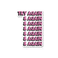Try Again and Again Sticker waterproof vinyl decal for laptop, bike, car & bottle