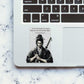 Two Sword Samurai Glitter Sticker - Glitter Stickers | STICK IT UP