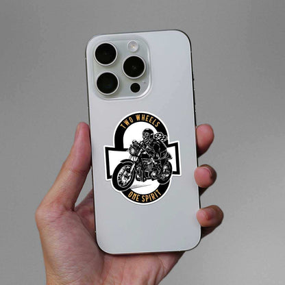 Two Wheels One Spirit Sticker - STICK IT UP