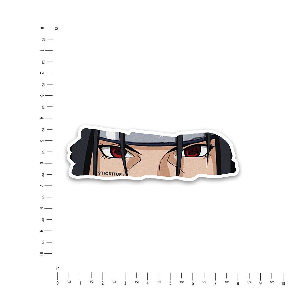 Uchiha Eyes Bumper Sticker waterproof vinyl decal for laptop, bike, car & bottle