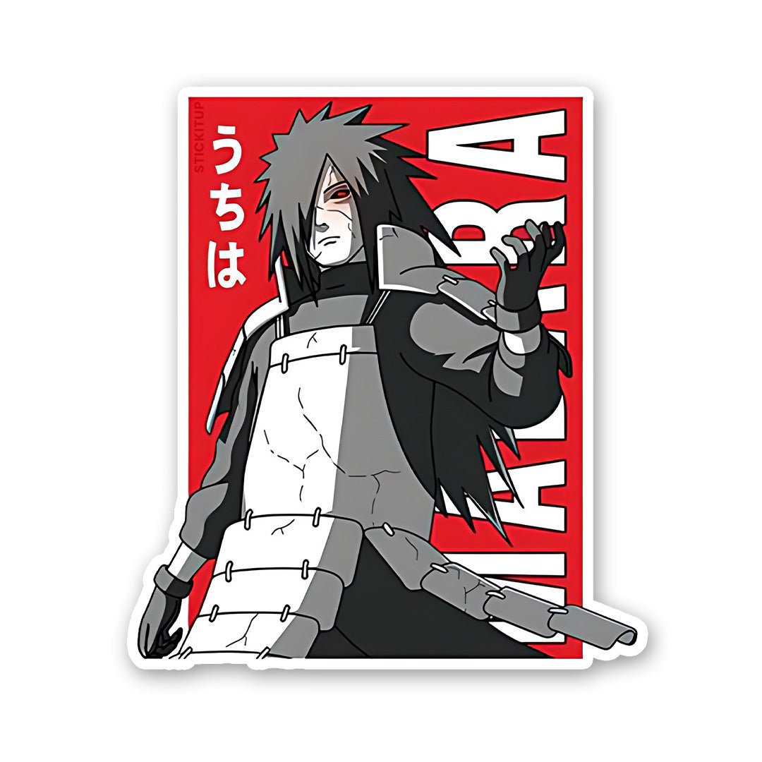 Uchiha Shadow Sticker waterproof vinyl decal for laptop, bike, car & bottle