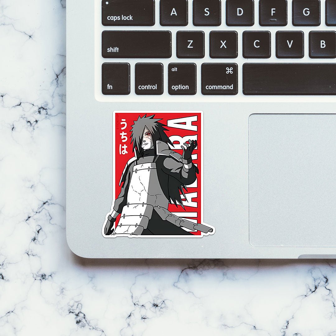 Uchiha Shadow Sticker waterproof vinyl decal for laptop, bike, car & bottle