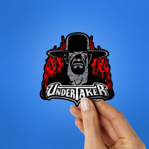 UNDERTAKER Sticker waterproof vinyl decal for laptop, bike, car & bottle