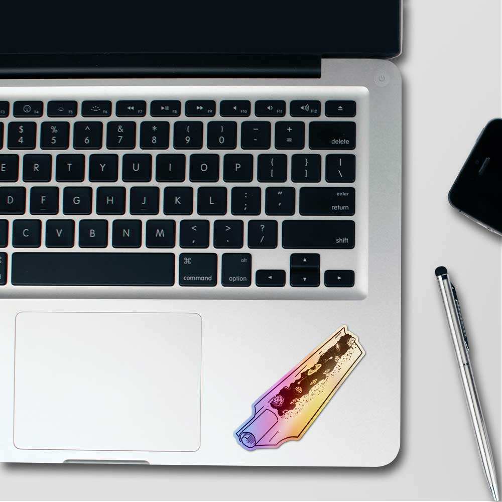 Universal Herb Holographic Sticker waterproof vinyl decal for laptop, bike, car & bottle