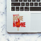 Until It's Done Matchstick Glitter Sticker - Glitter Stickers | STICK IT UP