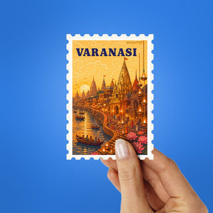 Varanasi Stamp Sticker - Stickers | STICK IT UP