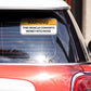 Vehicle Warning Bumper Sticker waterproof vinyl decal for laptop, bike, car & bottle