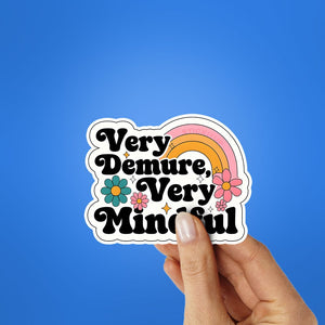 Very demure Sticker waterproof vinyl decal for laptop, bike, car & bottle