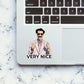 Very Nice Sticker waterproof vinyl decal for laptop, bike, car & bottle