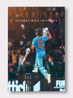 Victory With Integrity Canvas Art waterproof vinyl decal for laptop, bike, car & bottle