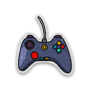Video Game Glitter Sticker waterproof vinyl decal for laptop, bike, car & bottle