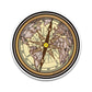 Vintage Compass Bumper Sticker waterproof vinyl decal for laptop, bike, car & bottle