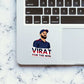 Virat For The Win Sticker waterproof vinyl decal for laptop, bike, car & bottle