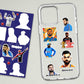 Virat Kholi Mini Sticker Sheet waterproof vinyl decal for laptop, bike, car & bottle
