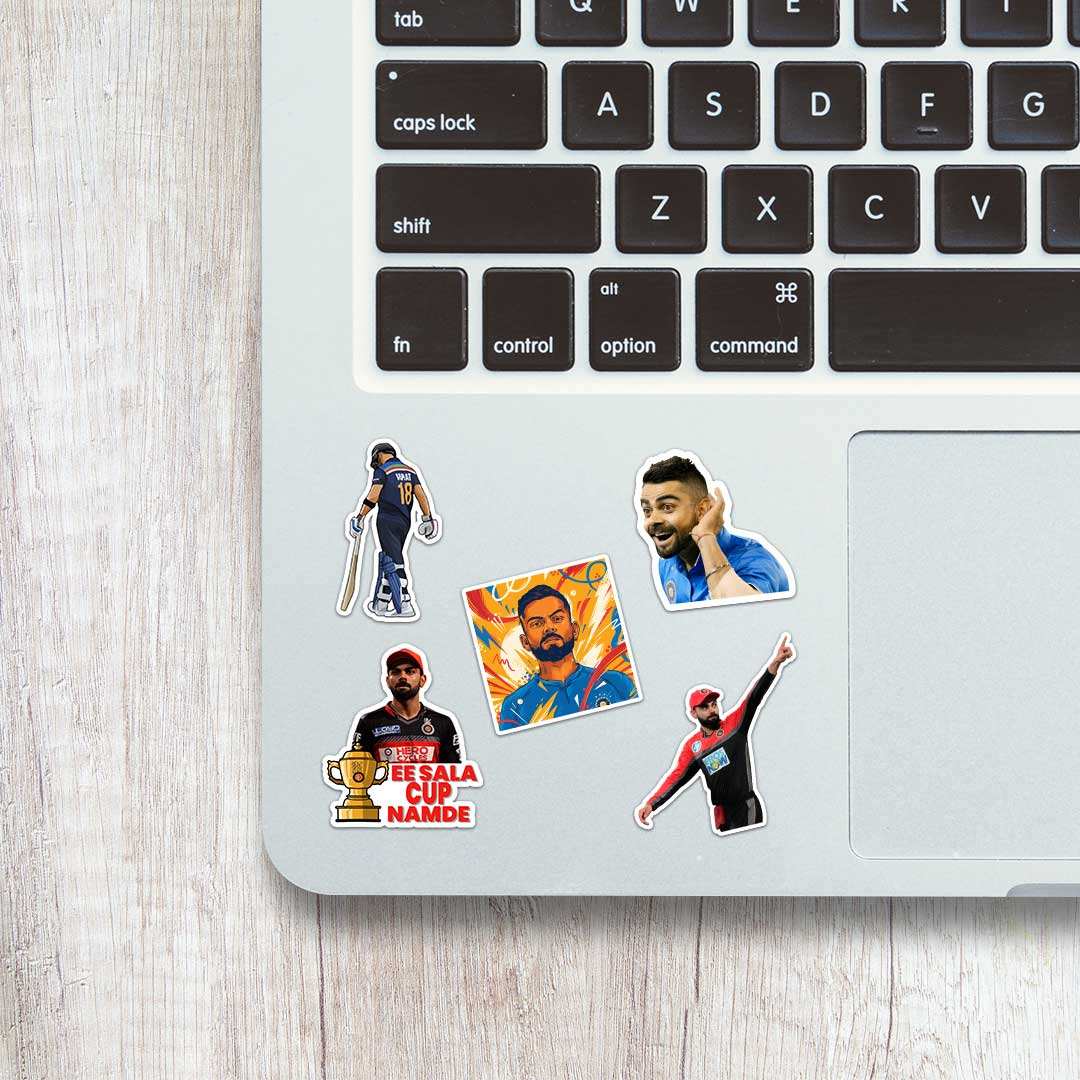 Virat Kholi Mini Sticker Sheet - STICK IT UP