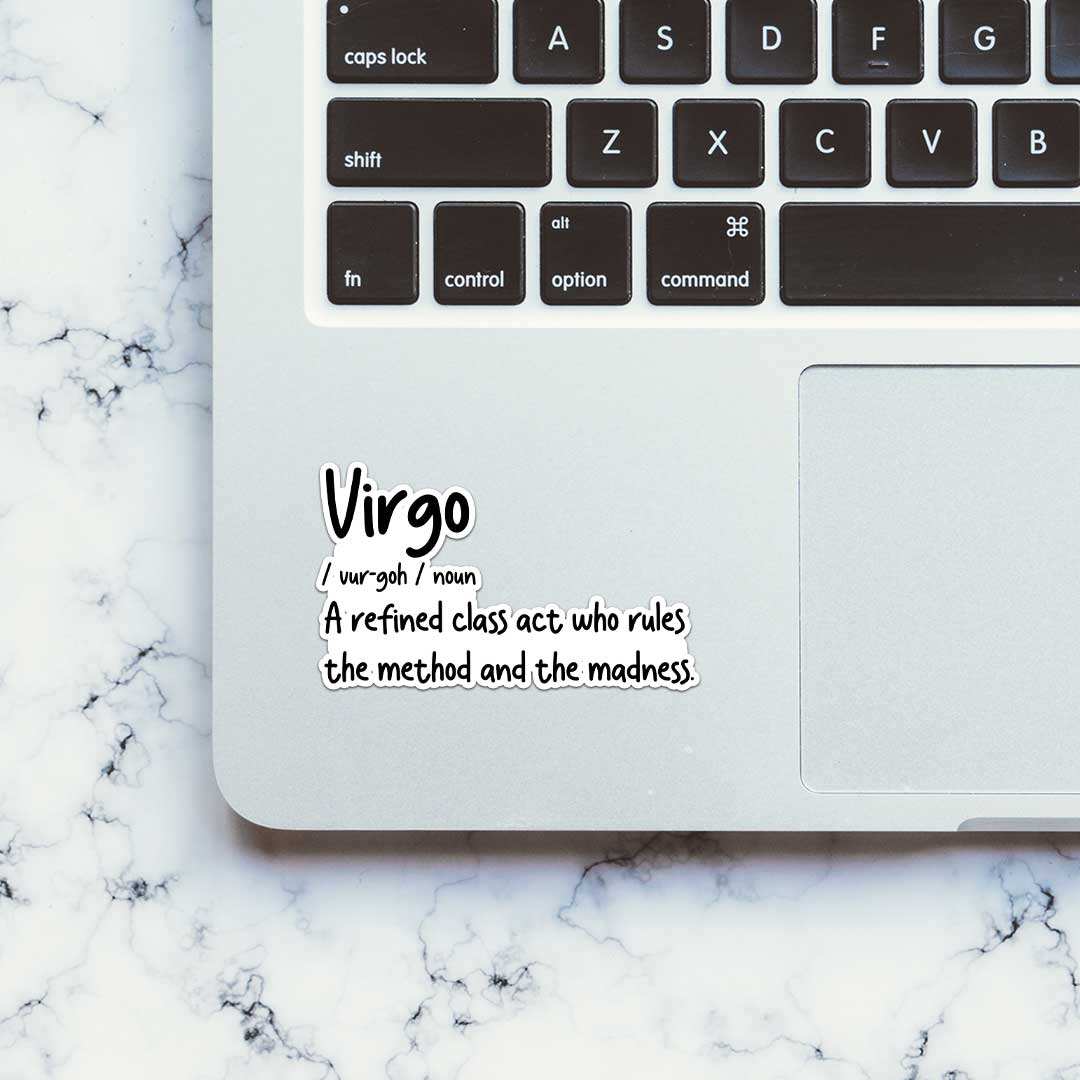 Virgo Sticker waterproof vinyl decal for laptop, bike, car & bottle