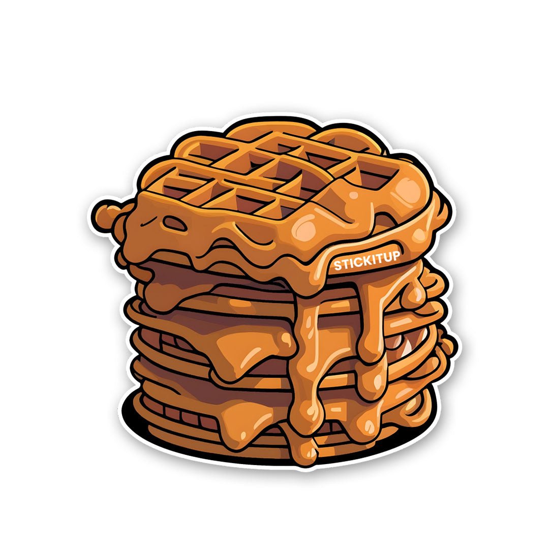 Waffle Sticker - Stickers | STICK IT UP