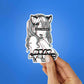 Waifu Material 0.1 Sticker waterproof vinyl decal for laptop, bike, car & bottle