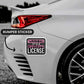 Warning I Just Got My Driver's License Bumper Sticker waterproof vinyl decal for laptop, bike, car & bottle