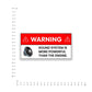 Warning Sound Bumper Sticker waterproof vinyl decal for laptop, bike, car & bottle