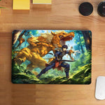 Warrior Laptop Skin waterproof vinyl decal for laptop, bike, car & bottle