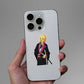 Warrior With Katana Glitter Sticker