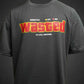 WASTED OVERSIZED T - SHIRT waterproof vinyl decal for laptop, bike, car & bottle