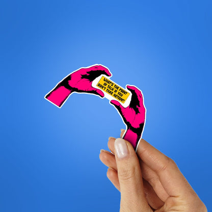 What's The Point Sticker - STICK IT UP