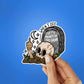 When I Die Put My Money In The Grave Sticker waterproof vinyl decal for laptop, bike, car & bottle