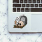 When I Die Put My Money In The Grave Sticker waterproof vinyl decal for laptop, bike, car & bottle