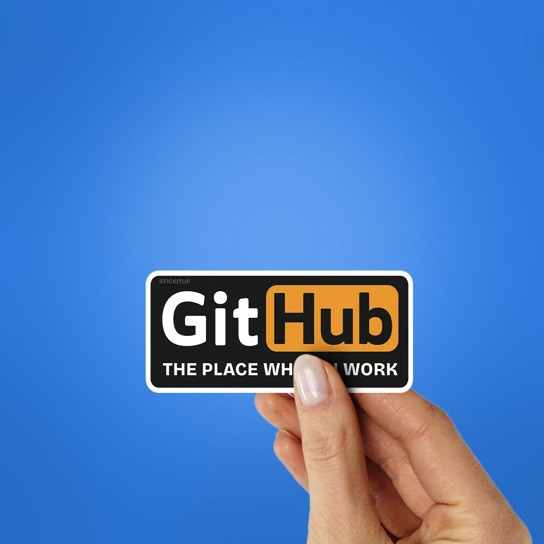 Where I Push My Code Sticker - Stickers | STICK IT UP