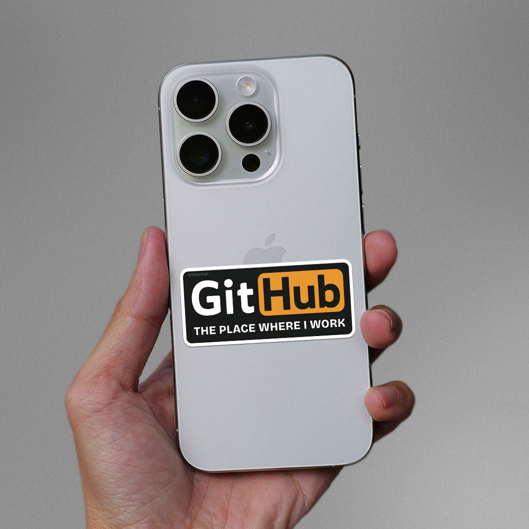 Where I Push My Code Sticker - Stickers | STICK IT UP