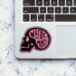 Where Is My Mind Sticker waterproof vinyl decal for laptop, bike, car & bottle