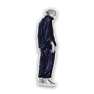 White Haired Sorcerer Glitter Sticker - Glitter Stickers | STICK IT UP