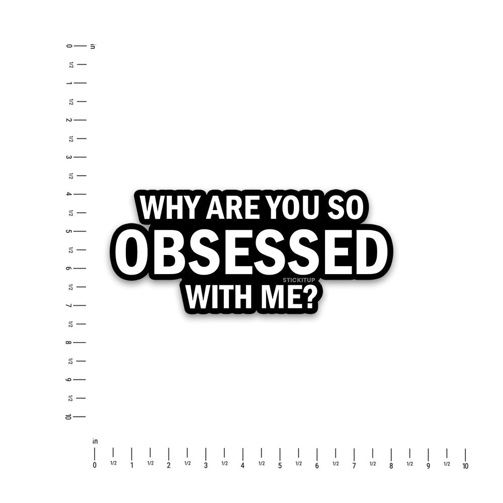 Why Are You Bumper Sticker waterproof vinyl decal for laptop, bike, car & bottle