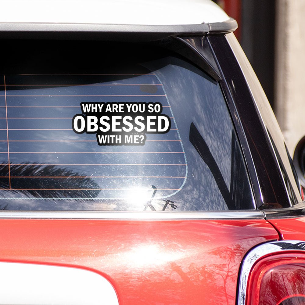 Why Are You Bumper Sticker waterproof vinyl decal for laptop, bike, car & bottle