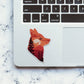 Wild Wolf Glitter Sticker waterproof vinyl decal for laptop, bike, car & bottle