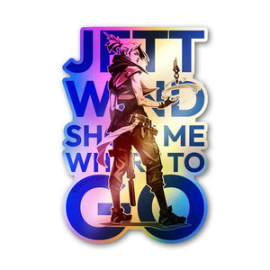 Wind Show Me Where to Go Holographic Stickers - Holographic stickers | STICK IT UP