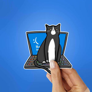 Work Load Sticker waterproof vinyl decal for laptop, bike, car & bottle