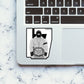 WRESTLING BEAST Sticker waterproof vinyl decal for laptop, bike, car & bottle