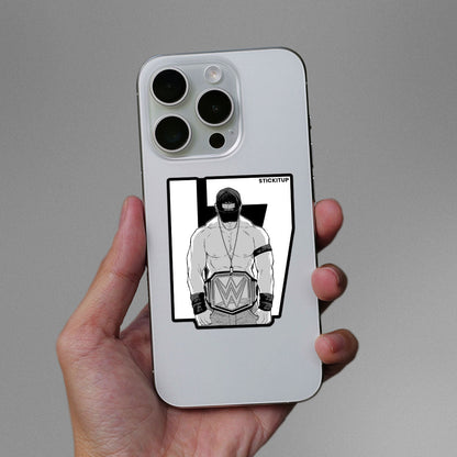 WRESTLING BEAST Sticker waterproof vinyl decal for laptop, bike, car & bottle