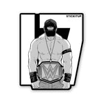 WRESTLING BEAST Sticker waterproof vinyl decal for laptop, bike, car & bottle