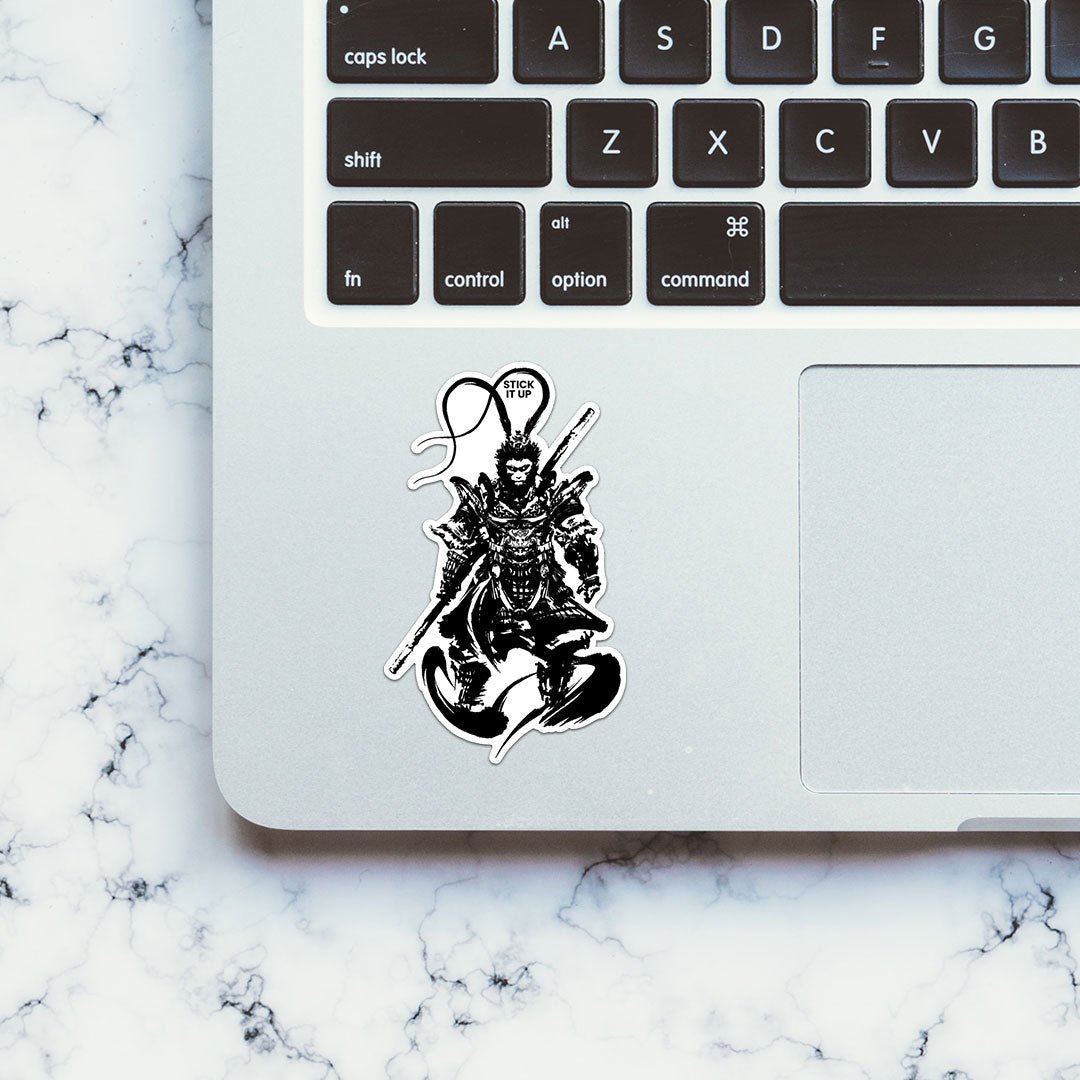 Wukong Sticker waterproof vinyl decal for laptop, bike, car & bottle