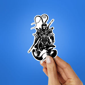 Wukong Sticker waterproof vinyl decal for laptop, bike, car & bottle
