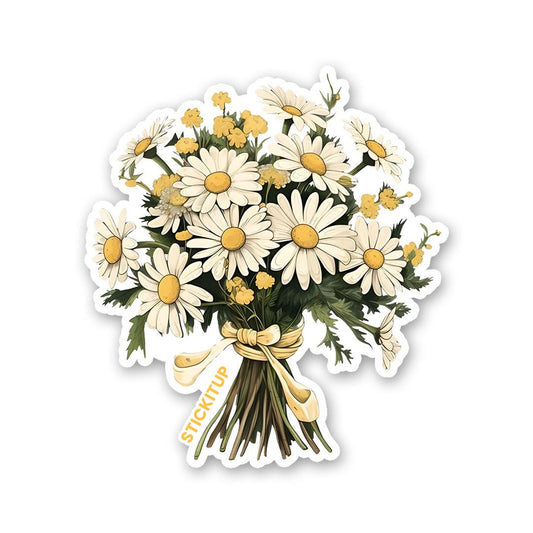 YELLOW FLOWERS Sticker - STICK IT UP
