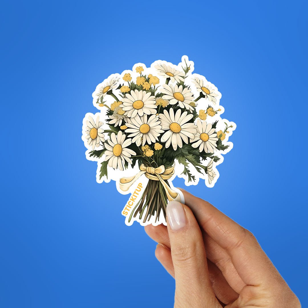 Sticker Color Yellow Buy YELLOW FLOWERS Sticker Online | Premium Waterproof Vinyl | STICK IT UP
