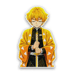 Yellow Haired Swordsman Glitter Sticker - Glitter Stickers | STICK IT UP