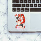 Yoko Littner Sticker waterproof vinyl decal for laptop, bike, car & bottle