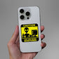 You Are Deing Monitored Sticker waterproof vinyl decal for laptop, bike, car & bottle
