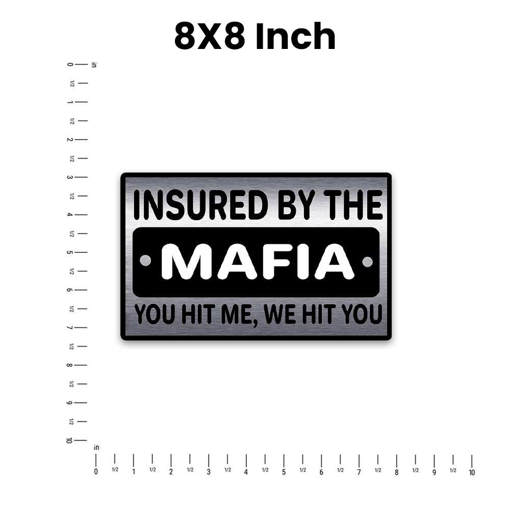 You Hit Me We Hit You Bumper Sticker - STICK IT UP